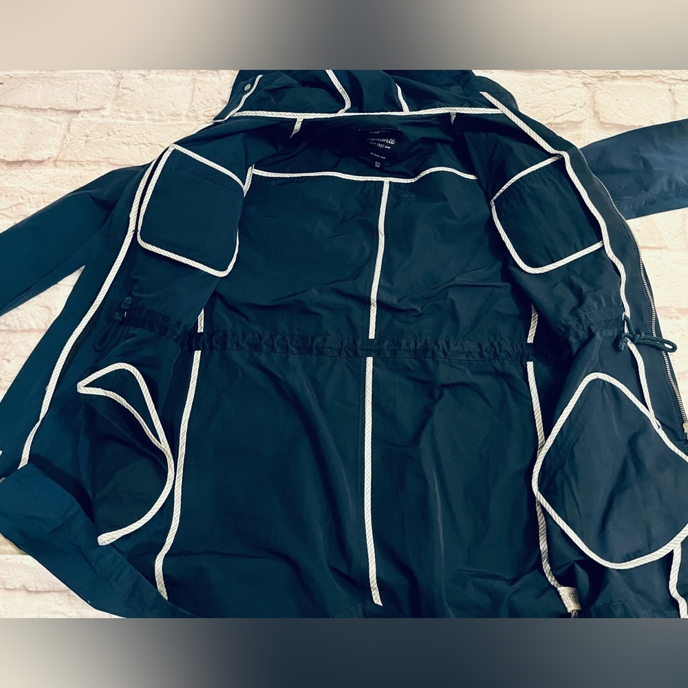 MADEWELL Hooded Trench coat Jacket - Picture 7 of 11